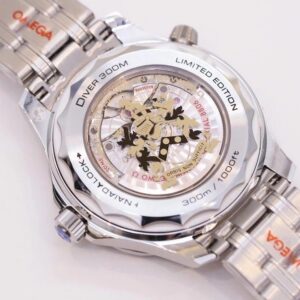 ĐỒNG HỒ NAM OMEGA SEAMASTER FAKE CAO CẤP NHÀ MÁY OR DÂY THÉP 42MM