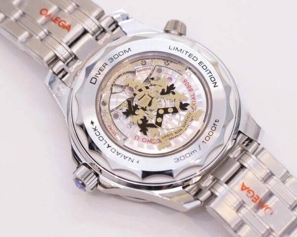 ĐỒNG HỒ NAM OMEGA SEAMASTER FAKE CAO CẤP NHÀ MÁY OR DÂY THÉP 42MM