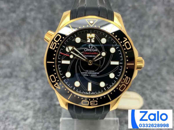 ĐỒNG HỒ NAM OMEGA SEAMASTER FAKE CAO CẤP NHÀ MÁY VS FACTORY VÀNG GOLD 42MM