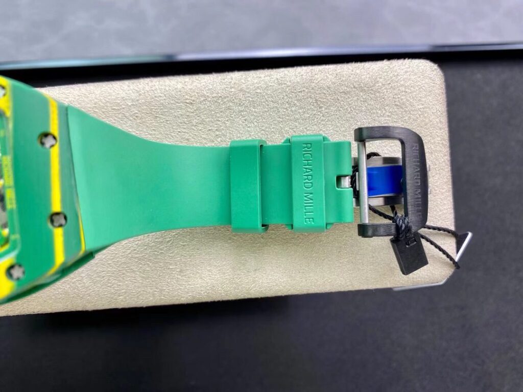 ĐỒNG HỒ NAM RICHARD MILLE RM59-01 REPLICA 11 MẶT XANH DÂY ĐEO XANH 43MM