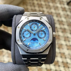 ĐỒNG HỒ AUDEMARS PIGUET ROYAL OAK REP 11 NHÀ MÁY APS CỌC DẠ QUANG 41MM