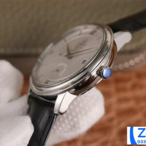 ĐỒNG HỒ NAM OMEGA DE VILLE SUPER FAKE NHÀ MÁY AZ DÂY DA ĐEN 40MM