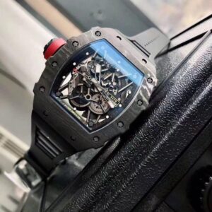 ĐỒNG HỒ NAM RICHARD MILLE RM35-02 REPLICA CAO CẤP NHÀ MÁY RMX BLACK 44MM