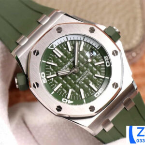 ĐỒNG HỒ NAM AUDEMARS PIGUET ROYAL OAK OFFSHORE 15710 REP 11 NHÀ MÁY JF XANH 42MM