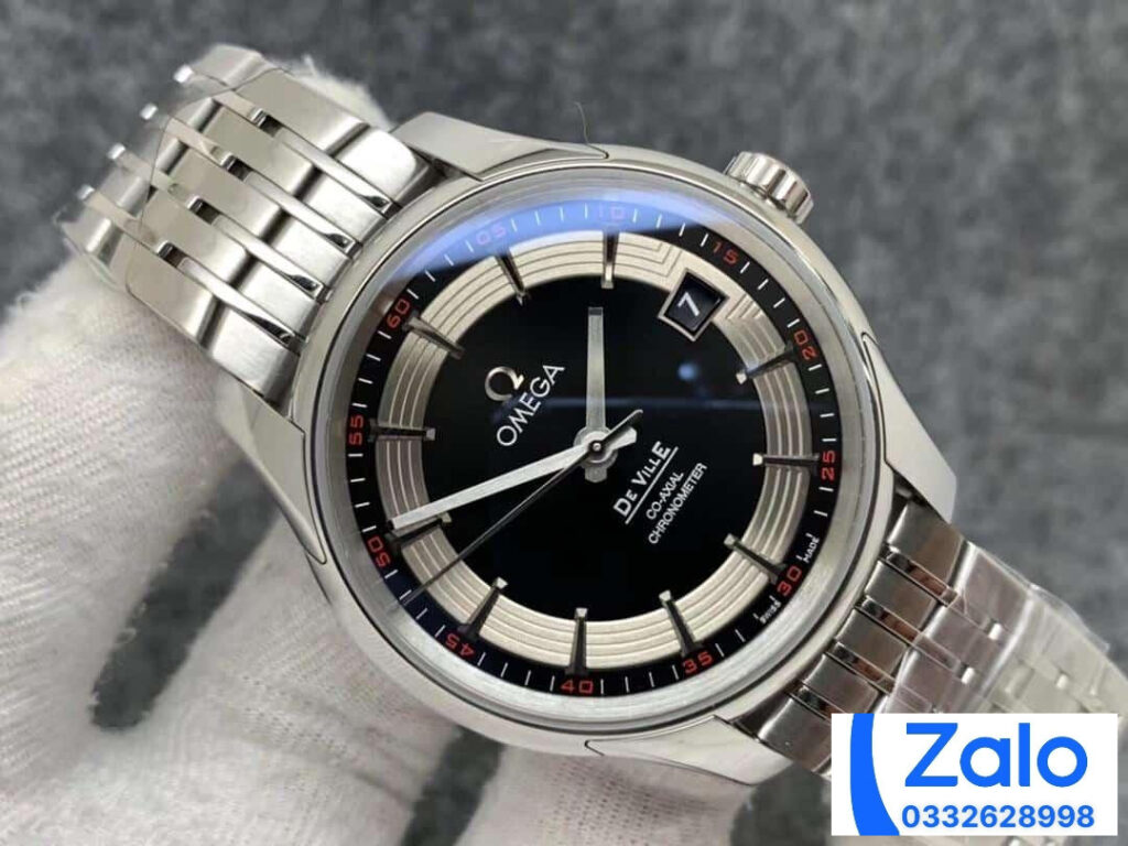 ĐỒNG HỒ NAM OMEGA DE VILLE REPLICA NHÀ MÁY VS FACTORY DÂY THÉP 41MM