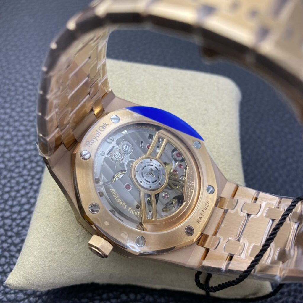 ĐỒNG HỒ AUDEMARS PIGUET ROYAL OAK 15500OR REPLICA 11 NHÀ MÁY ZF MẶT ĐEN 41MM