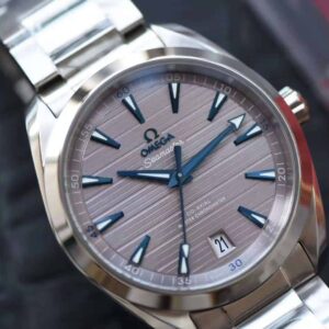 ĐỒNG HỒ NAM OMEGA SEAMASTER AQUA TERRA FAKE NHÀ MÁY VS MẶT NÂU 41MM