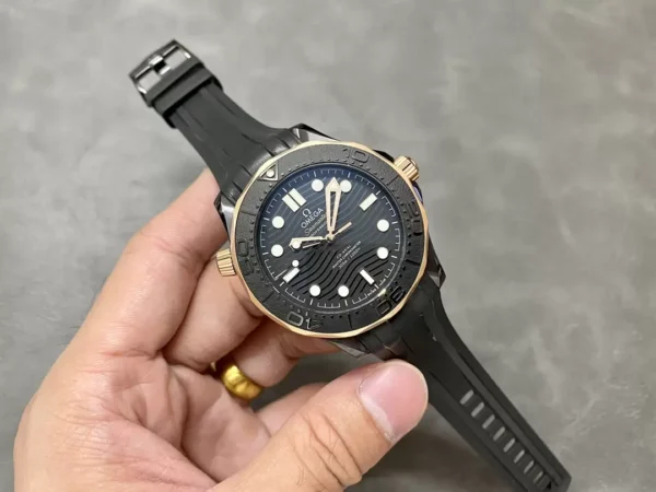 ĐỒNG HỒ NAM OMEGA SEAMASTER REPLICA NHÀ MÁY VS FACTORY BEZEL XOAY 43MM