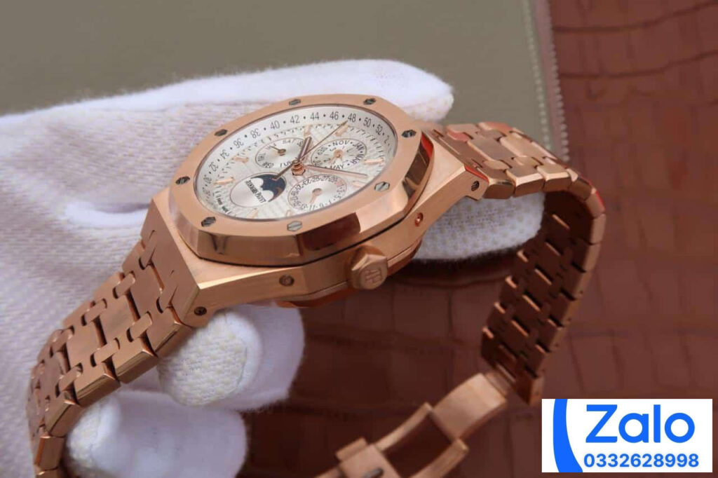 ĐỒNG HỒ NAM AUDEMARS PIGUET ROYAL OAK 26574 FAKE NHÀ MÁY JF VÀNG HỒNG 41MM