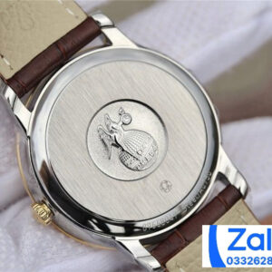 ĐỒNG HỒ NAM OMEGA DE VILLE FAKE 11 NHÀ MÁY DV MẶT SỐ VÀNG DÂY DA 40MM