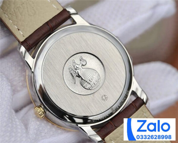ĐỒNG HỒ NAM OMEGA DE VILLE FAKE 11 NHÀ MÁY DV MẶT SỐ VÀNG DÂY DA 40MM