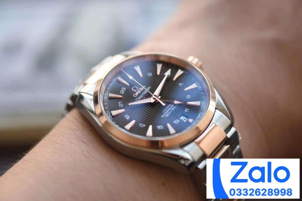 ĐỒNG HỒ NAM OMEGA SEAMASTER FAKE 1:1 NHÀ MÁY VS MÀU VÀNG HỒNG 42MM