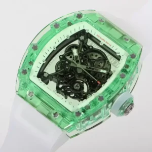 ĐỒNG HỒ NAM RICHARD MILLE RM055 REP 11 NHÀ MÁY RM DÂY ĐEO TRONG SUỐT 45MM