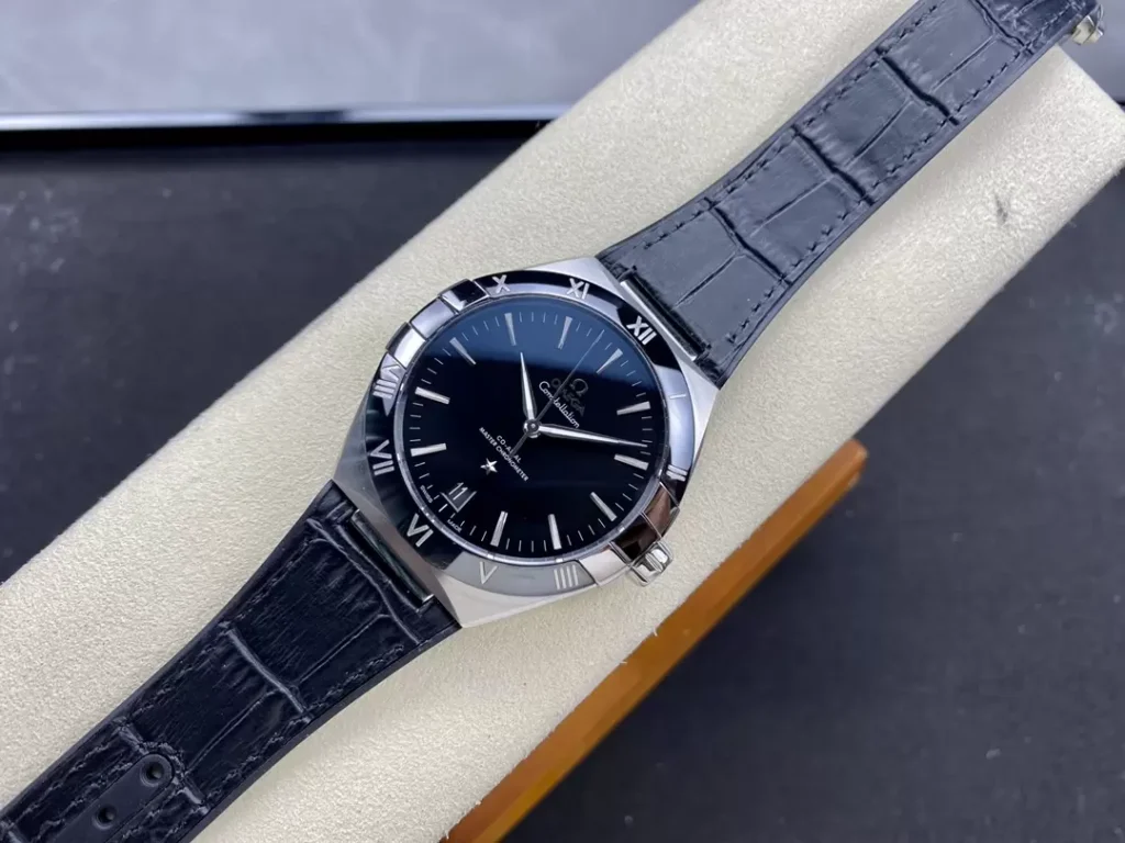 ĐỒNG HỒ NAM OMEGA CONSTELLATION FAKE CAO CẤP NHÀ MÁY SBF MẶT SỐ ĐEN 41MM
