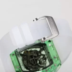 ĐỒNG HỒ NAM RICHARD MILLE RM055 REP 11 NHÀ MÁY RM DÂY ĐEO TRONG SUỐT 45MM