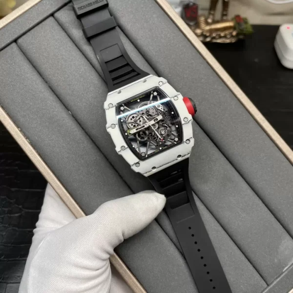 ĐỒNG HỒ NAM RICHARD MILLE RM35-01 REPLICA NHÀ MÁY SONIC NÚM ĐỎ 44MM