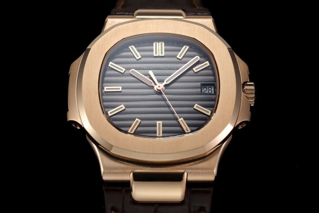 ĐỒNG HỒ PATEK PHILIPPE 5711G NAUTILUS REPLICA 11 ROSE GOLD DÂY DA 3K 40MM (9)