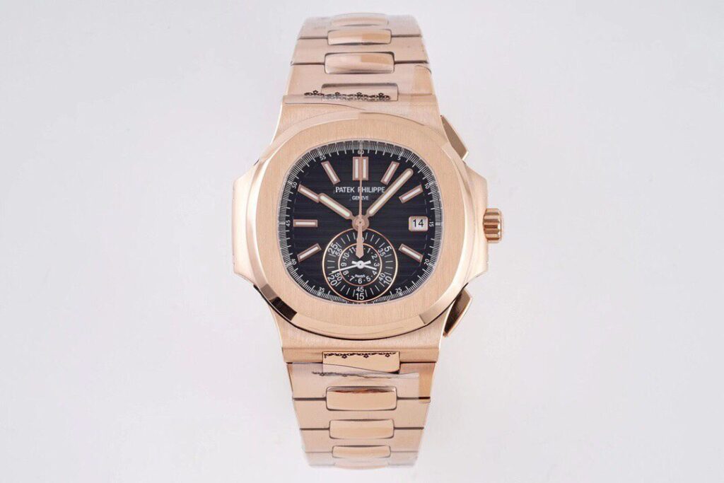 ĐỒNG HỒ PATEK PHILIPPE 5980 NAUTILUS REPLICA 11 ROSE GOLD 3K FACTORY 40MM (1)