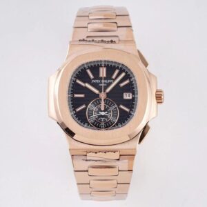 ĐỒNG HỒ PATEK PHILIPPE 5980 NAUTILUS REPLICA 11 ROSE GOLD 3K FACTORY 40MM (1)