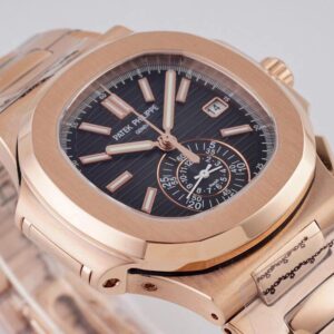 ĐỒNG HỒ PATEK PHILIPPE 5980 NAUTILUS REPLICA 11 ROSE GOLD 3K FACTORY 40MM (2)