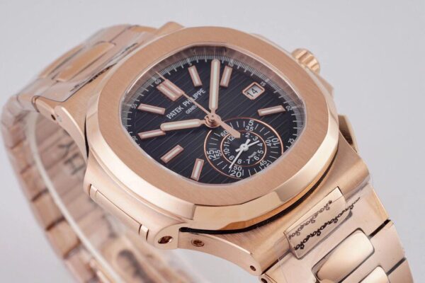 ĐỒNG HỒ PATEK PHILIPPE 5980 NAUTILUS REPLICA 11 ROSE GOLD 3K FACTORY 40MM (2)