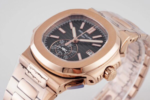 ĐỒNG HỒ PATEK PHILIPPE 5980 NAUTILUS REPLICA 11 ROSE GOLD 3K FACTORY 40MM (3)