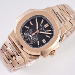 ĐỒNG HỒ PATEK PHILIPPE 5980 NAUTILUS REPLICA 11 ROSE GOLD 3K FACTORY 40MM (5)