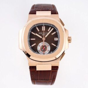 ĐỒNG HỒ PATEK PHILIPPE 5980 NAUTILUS ROSE GOLD REPLICA 11 3K FACTORY 40MM (1)