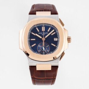 ĐỒNG HỒ PATEK PHILIPPE 5980 NAUTILUS ROSE GOLD REPLICA 11 3K FACTORY 40MM (1)