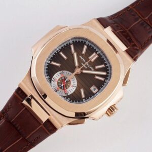 ĐỒNG HỒ PATEK PHILIPPE 5980 NAUTILUS ROSE GOLD REPLICA 11 3K FACTORY 40MM (2)