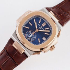 ĐỒNG HỒ PATEK PHILIPPE 5980 NAUTILUS ROSE GOLD REPLICA 11 3K FACTORY 40MM (2)