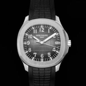 ĐỒNG HỒ PATEK PHILIPPE AQUANAUT 5167A REP 11 DÂY CAO SU ĐEN 3K FACTORY 40MM (1)