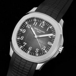 ĐỒNG HỒ PATEK PHILIPPE AQUANAUT 5167A REP 11 DÂY CAO SU ĐEN 3K FACTORY 40MM (2)