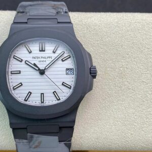 ĐỒNG HỒ PATEK PHILIPPE NAUTILUS 5711 REPLICA 11 MẶT TRẮNG CARBON PPF 40MM (1)