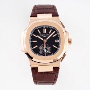 ĐỒNG HỒ PATEK PHILIPPE NAUTILUS 5980 REPLICA 11 BLACK DIAL 3K FACTORY 40MM (1)