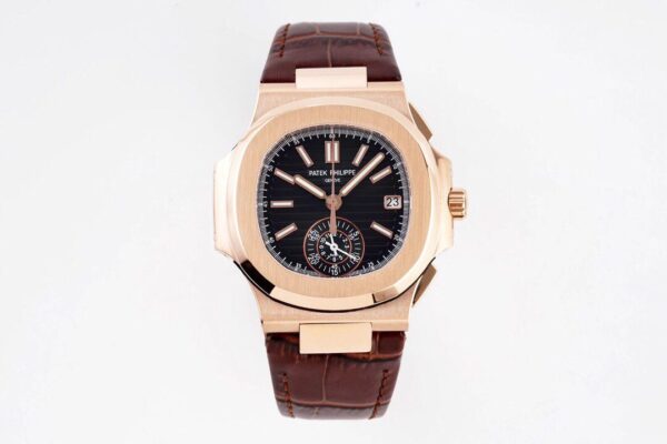 ĐỒNG HỒ PATEK PHILIPPE NAUTILUS 5980 REPLICA 11 BLACK DIAL 3K FACTORY 40MM (1)