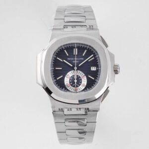 ĐỒNG HỒ PATEK PHILIPPE NAUTILUS 5980 REPLICA 11 DÂY THÉP 3K FACTORY 40MM (1)