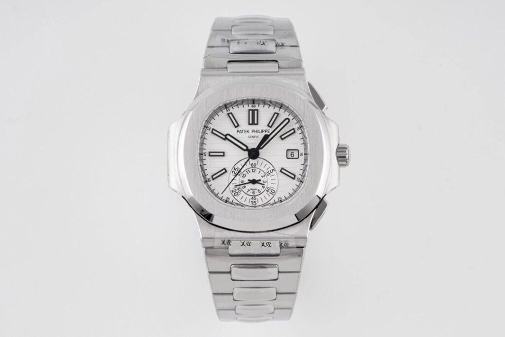 ĐỒNG HỒ PATEK PHILIPPE NAUTILUS 5980 REPLICA 11 WHITE DIAL 3K FACTORY 40MM (1)