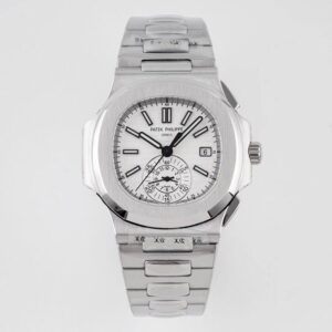 ĐỒNG HỒ PATEK PHILIPPE NAUTILUS 5980 REPLICA 11 WHITE DIAL 3K FACTORY 40MM (1)