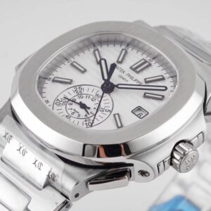 ĐỒNG HỒ PATEK PHILIPPE NAUTILUS 5980 REPLICA 11 WHITE DIAL 3K FACTORY 40MM (3)