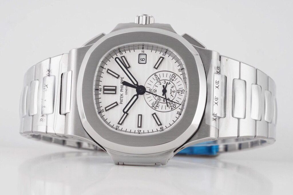 ĐỒNG HỒ PATEK PHILIPPE NAUTILUS 5980 REPLICA 11 WHITE DIAL 3K FACTORY 40MM (4)