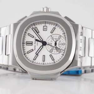 ĐỒNG HỒ PATEK PHILIPPE NAUTILUS 5980 REPLICA 11 WHITE DIAL 3K FACTORY 40MM (4)