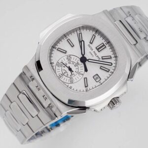 ĐỒNG HỒ PATEK PHILIPPE NAUTILUS 5980 REPLICA 11 WHITE DIAL 3K FACTORY 40MM (5)