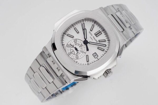 ĐỒNG HỒ PATEK PHILIPPE NAUTILUS 5980 REPLICA 11 WHITE DIAL 3K FACTORY 40MM (5)