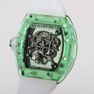 ĐỒNG HỒ NAM RICHARD MILLE RM055 REP 11 NHÀ MÁY RM DÂY ĐEO TRONG SUỐT 45MM