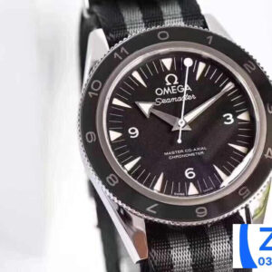 ĐỒNG HỒ NAM OMEGA SEAMASTER FAKE 11 NHÀ MÁY V2 FACTORY DÂY ĐEO VẢI 41MM