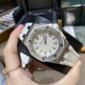 ĐỒNG HỒ AUDEMARS PIGUET ROYAL OAK OFSHORE 675040SK FAKE 11 MÀU TRẮNG 37MM