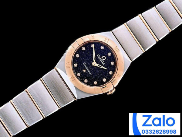 ĐỒNG HỒ NỮ OMEGA CONSTELLATION FAKE 1:1 NHÀ MÁY GF BẦU TRỜI SAO 25MM