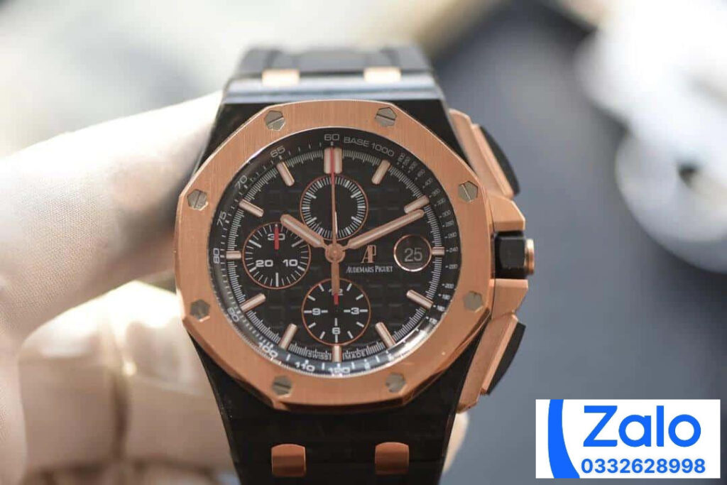 ĐỒNG HỒ AUDEMARS PIGUET ROYAL OAK OFFSHORE 26405 REP NHÀ MÁY JF VÀNG HỒNG 44MM