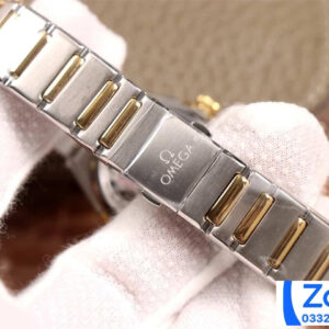 ĐỒNG HỒ NỮ OMEGA CONSTELLATION SUPER FAKE NHÀ MÁY 3S MẶT SỐ VÀNG 29MM